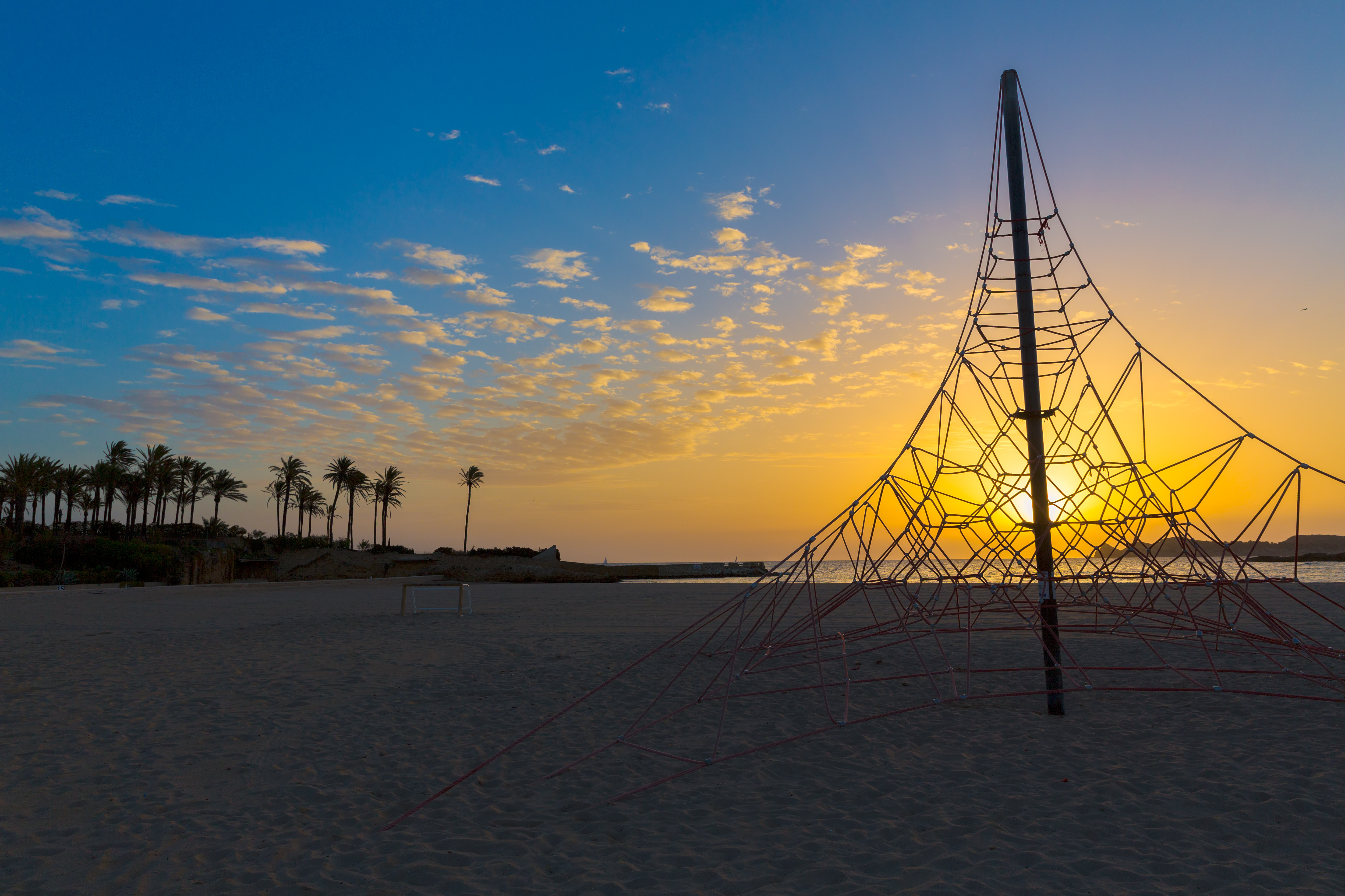 Abendstimmung am Strand von El Arenal