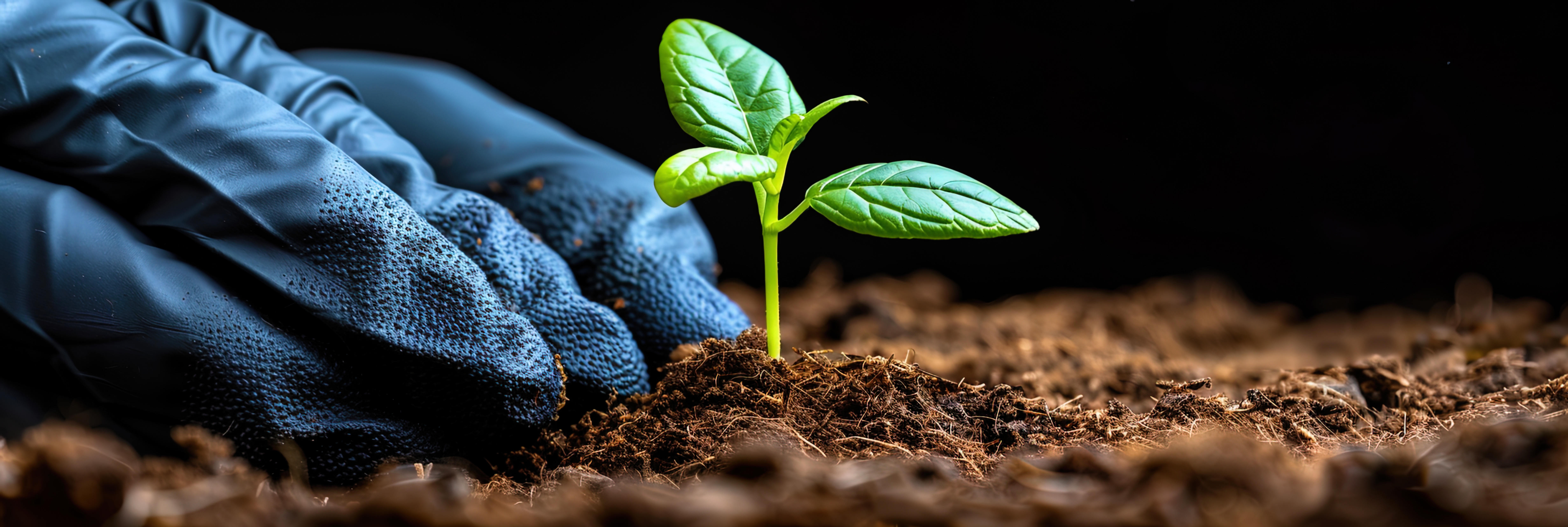 Plántula de una planta de cannabis para el cultivo en CSCs en Port de Sóller