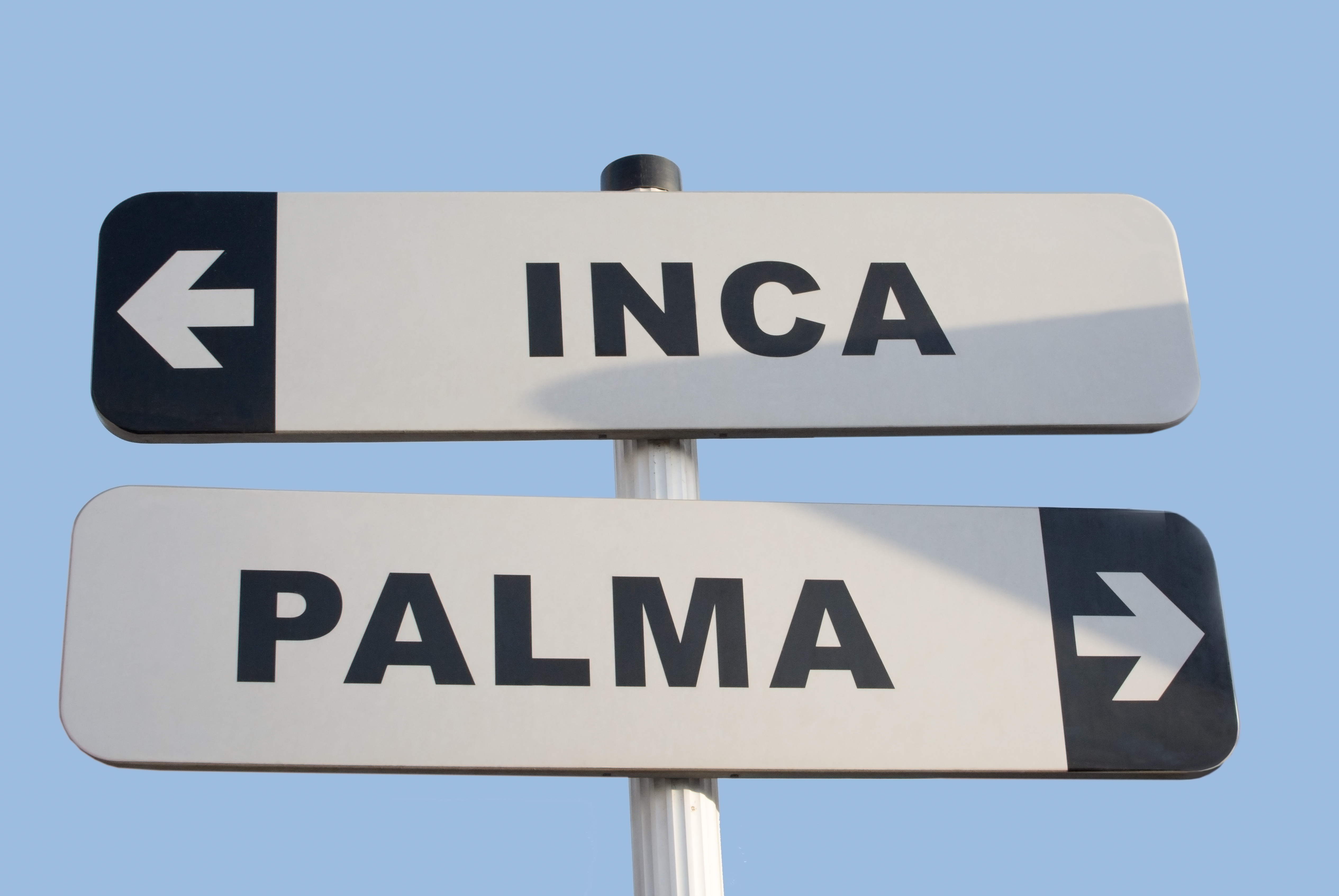 Panneau indicateur vers Inca