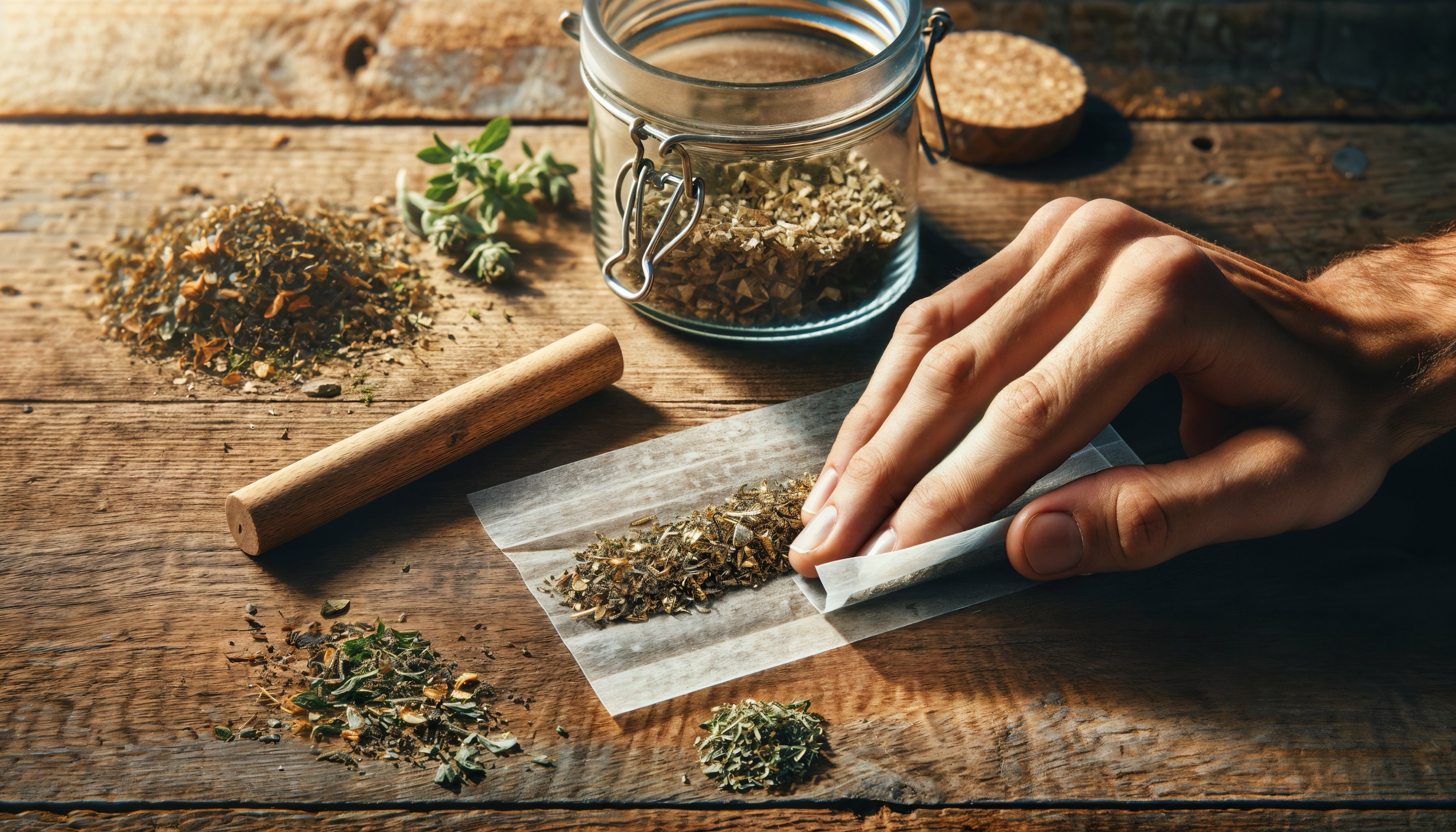 Coffeeshops in Mallorca - Cannabis being prepared