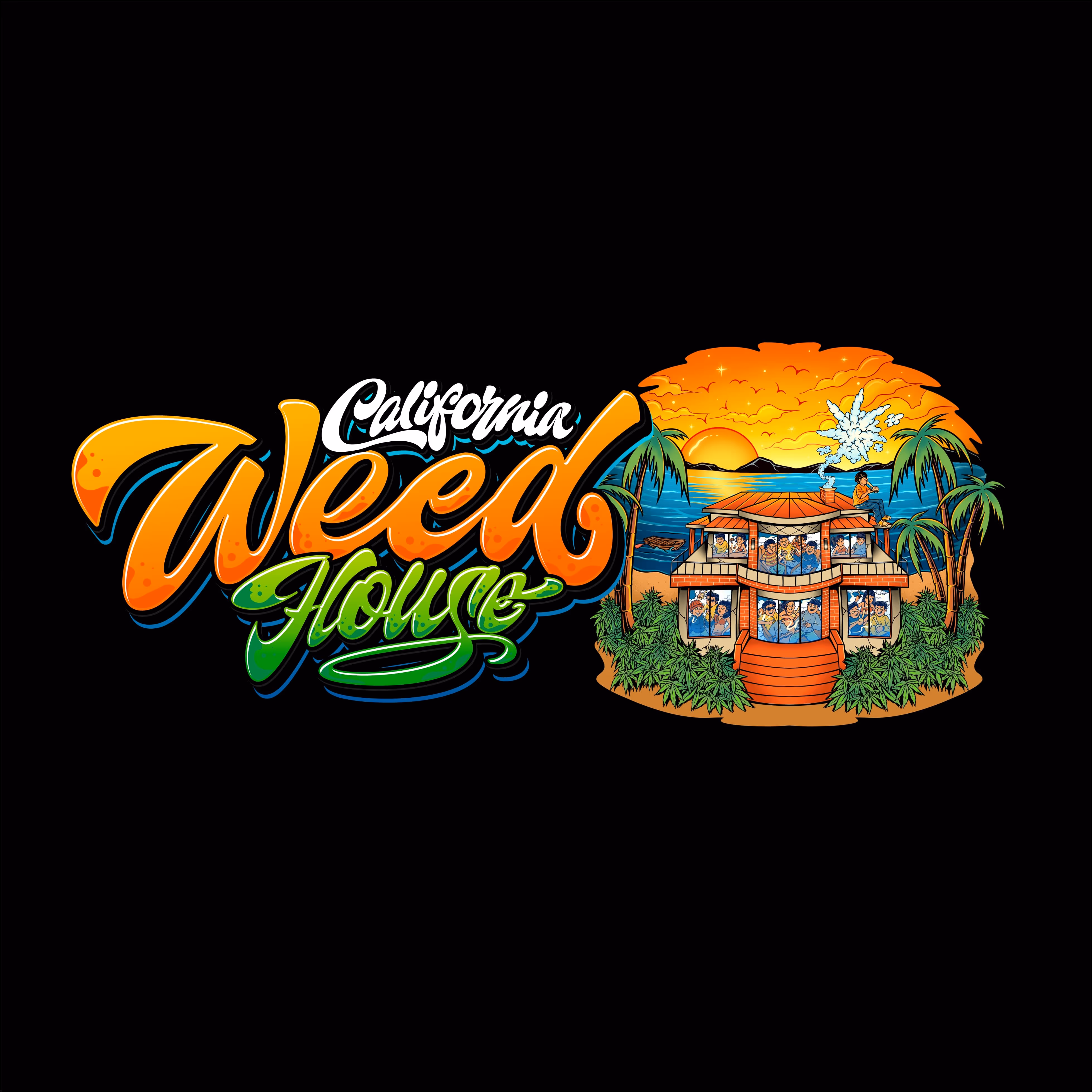 #711 California Weed House in Palma Interieur